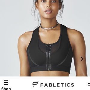 Fabletics Ella zip up sports bra